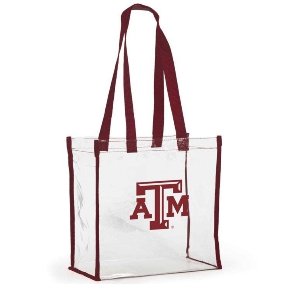 NWT! A&M Aggies Clear Stadium Tote Bag